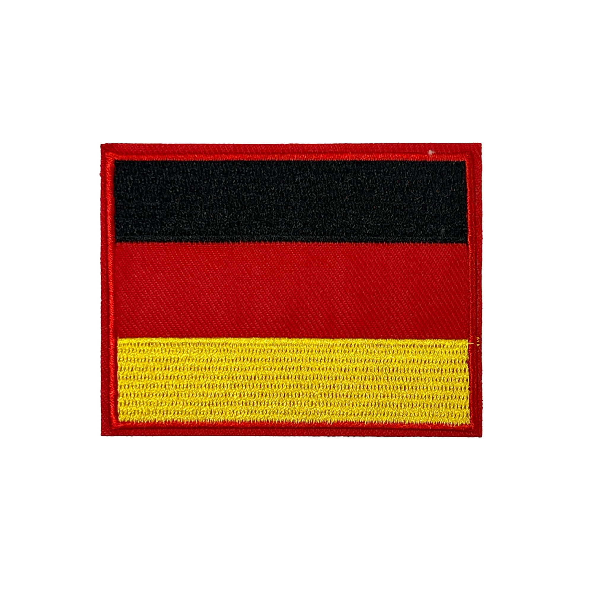 Germany Red Rectangle Embroidery Patch (8 x 6cm)