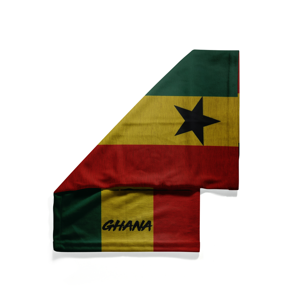 Snood con la bandera de Ghana – Mascarilla transpirable, cubrecuello