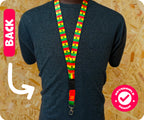 Ghana National Flag Lanyard