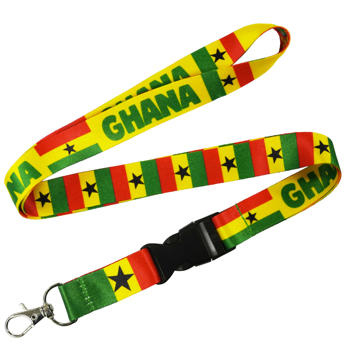 Ghana National Flag Lanyard