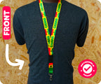 Ghana National Flag Lanyard