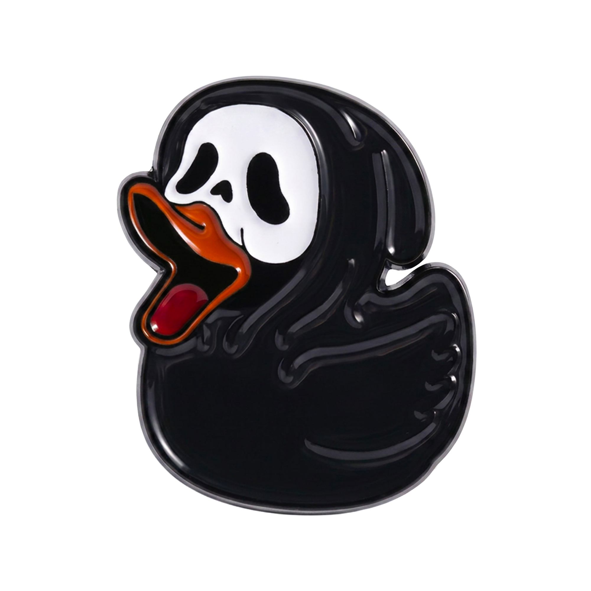 Ghost Duck Enamel Lapel Pin Badge Imagen principal del producto