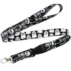Skeleton & Ghosts Halloween Spooky Lanyard