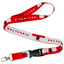 Gibraltar Flag Lanyard – Red & White Castle Key Design