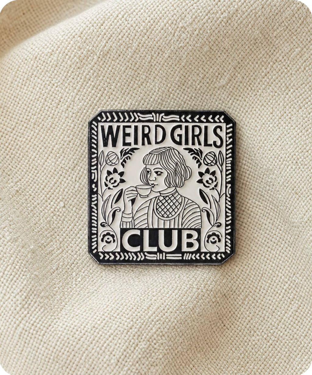 Weird Girls Club Enamel Pin Badge