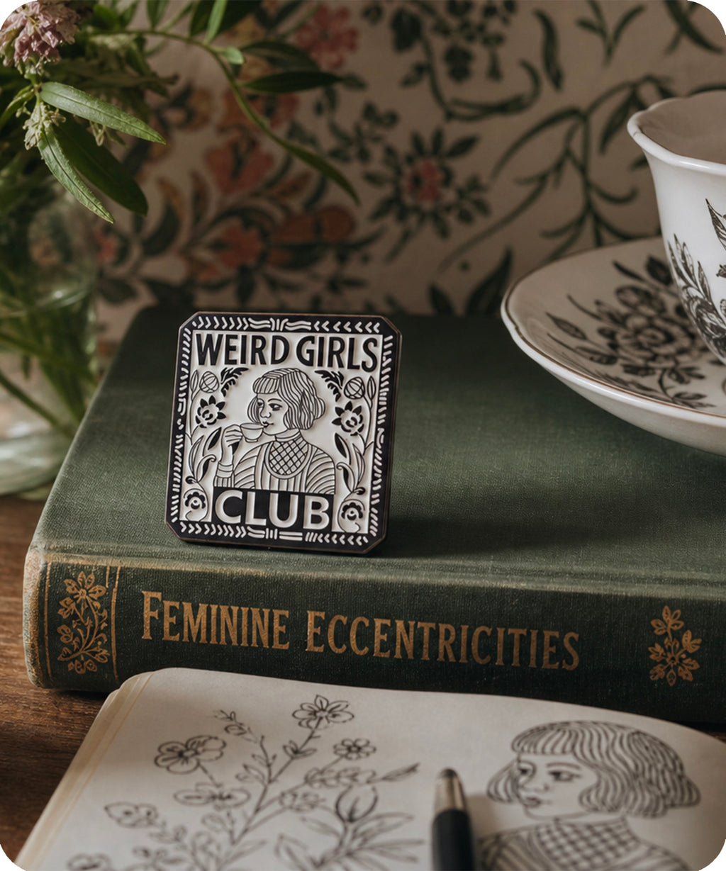 Weird Girls Club Enamel Pin Badge