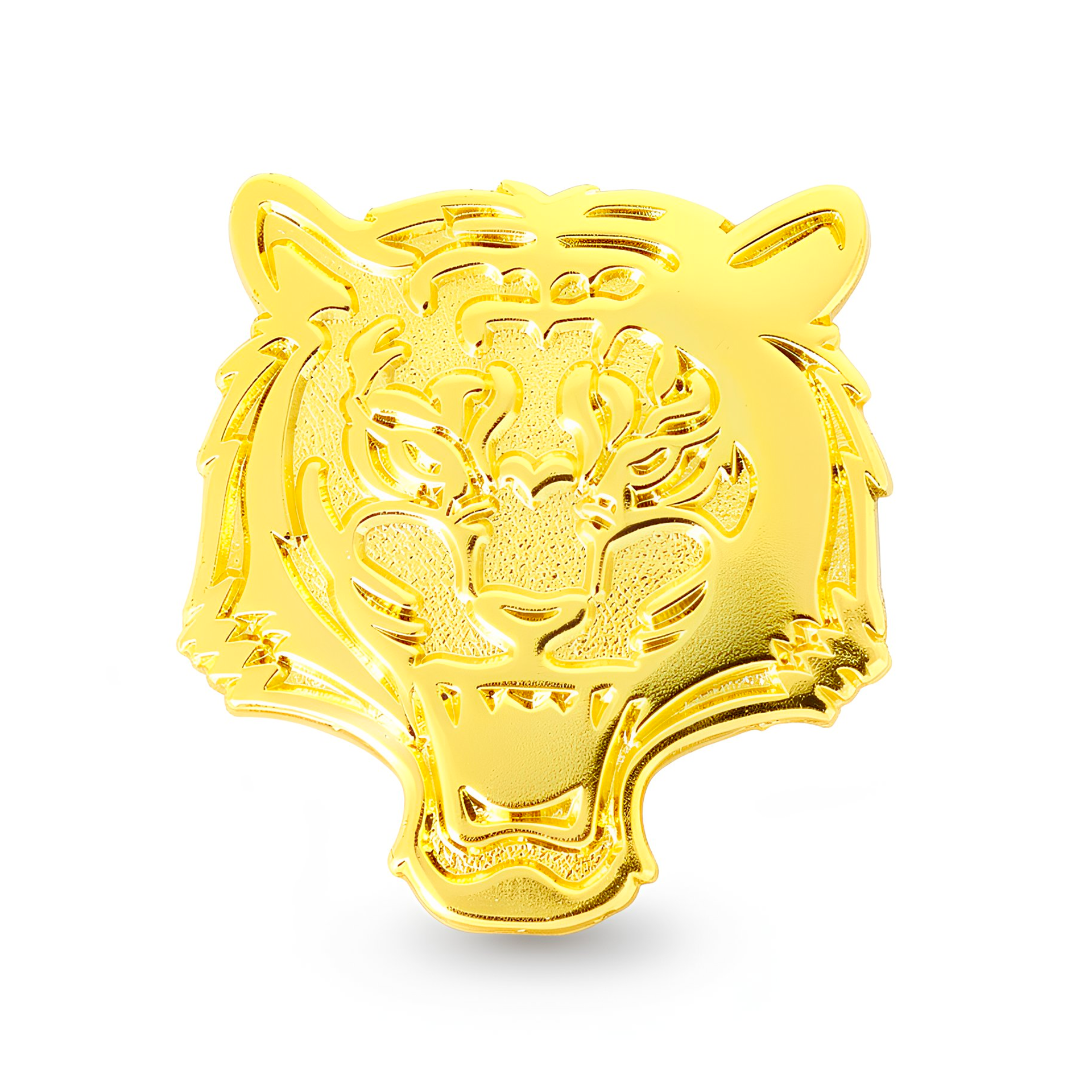 Golden Tiger Pin Badge