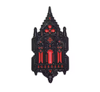 Gothic Church Stained Glass Pin Badge