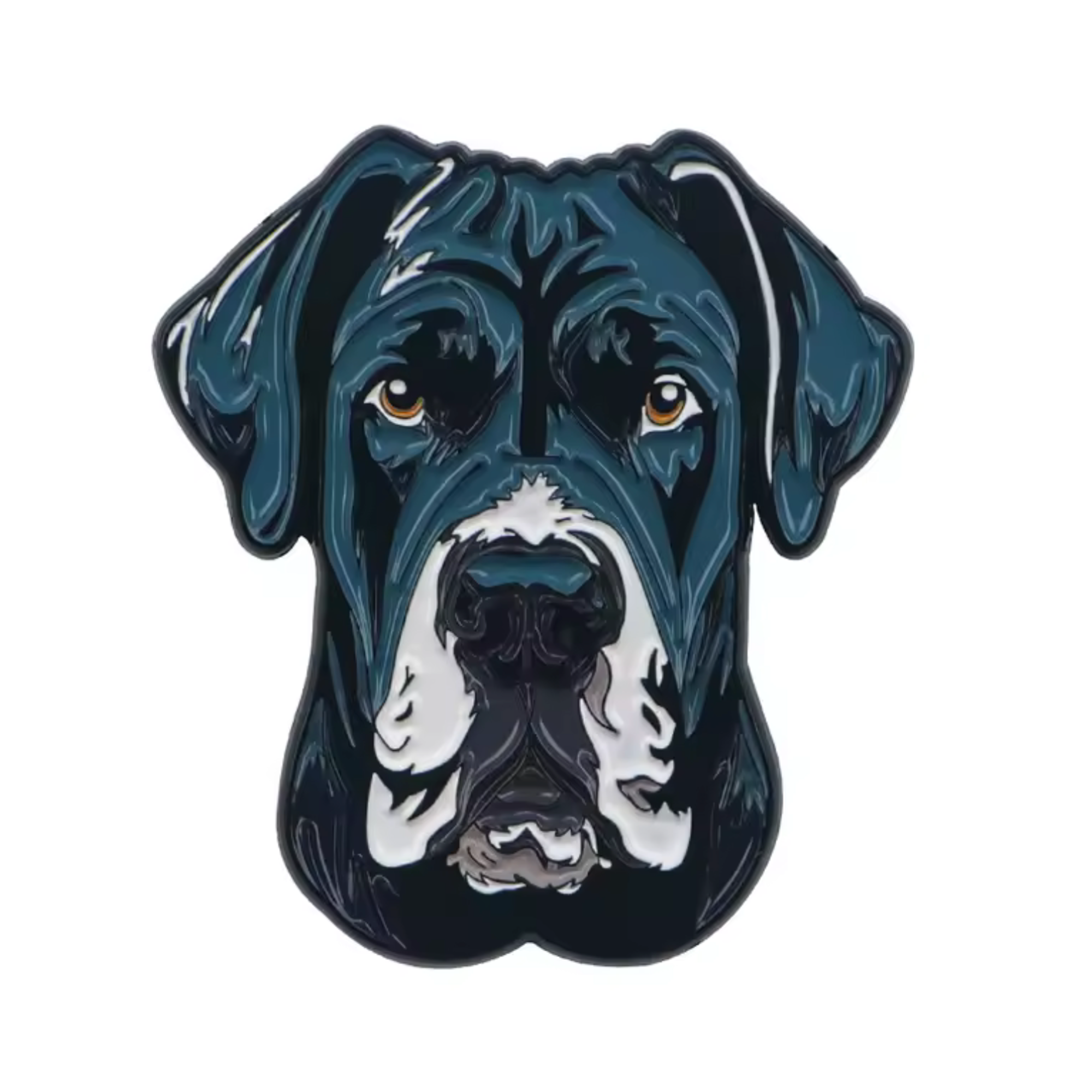 Great Dane Dog Pin Badge