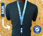Greece Flag Lanyard