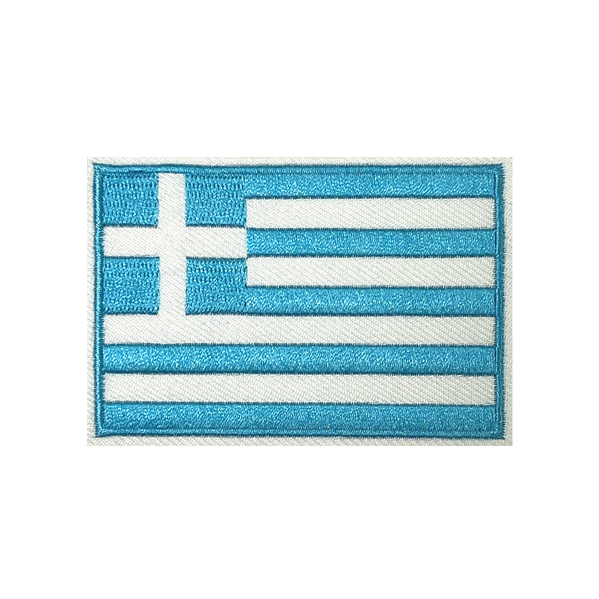 Greece Rectangle Embroidery Patch (8 x 5.5cm)
