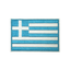 Greece Rectangle Embroidery Patch (8 x 5.5cm)