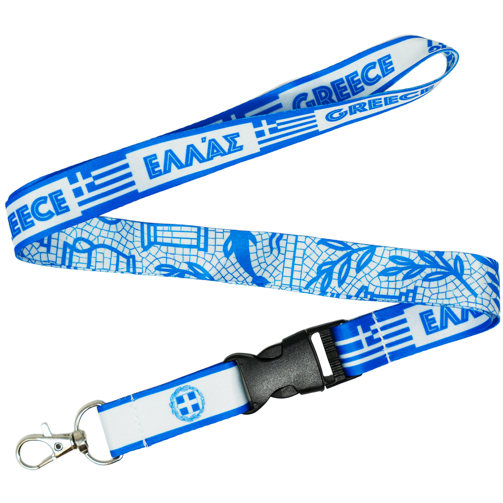 Greece Flag Lanyard Main image