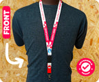 Greenland Flag Lanyard