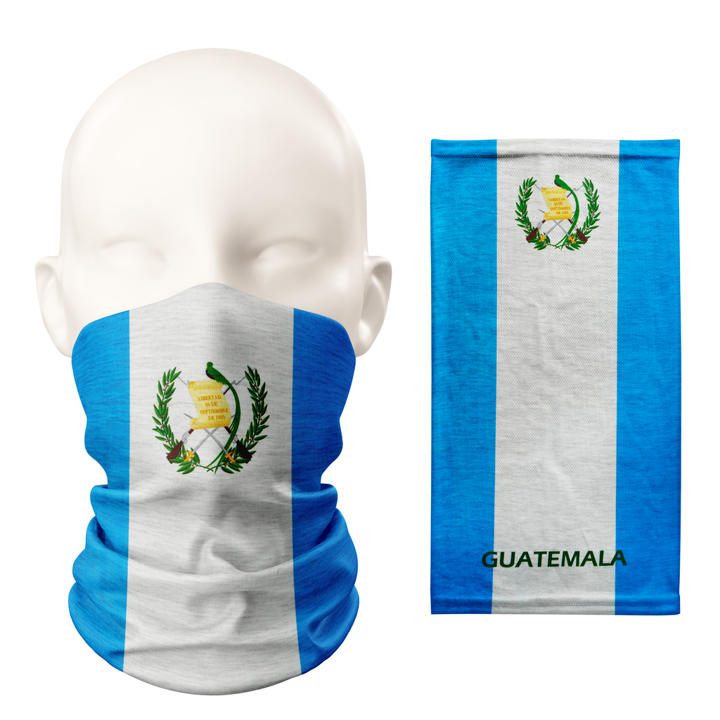 Snood de la bandera de Guatemala – Braga de cuello transpirable para cubrir el rostro