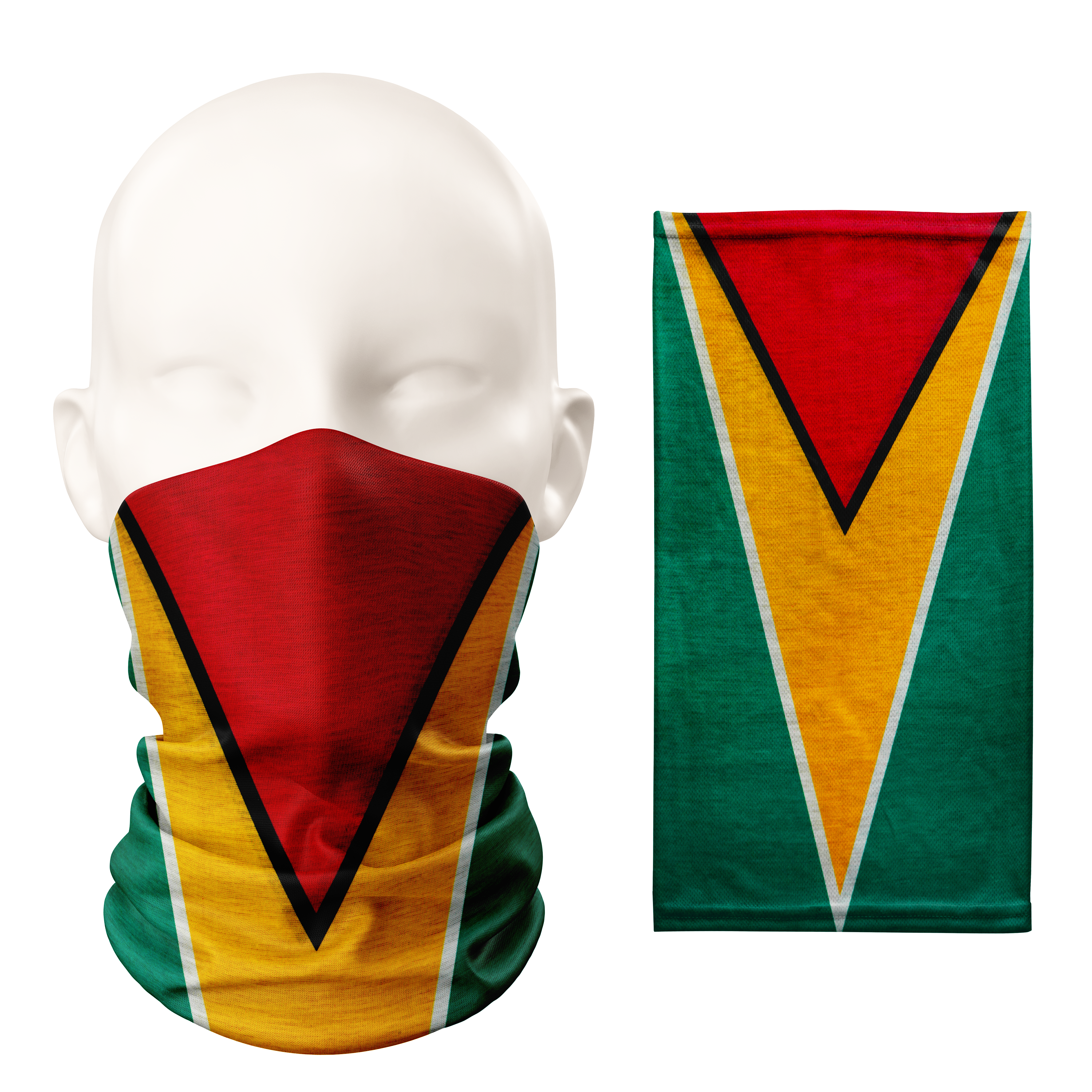Snood de Guyana - Cubrebocas transpirable tipo braga para cuello