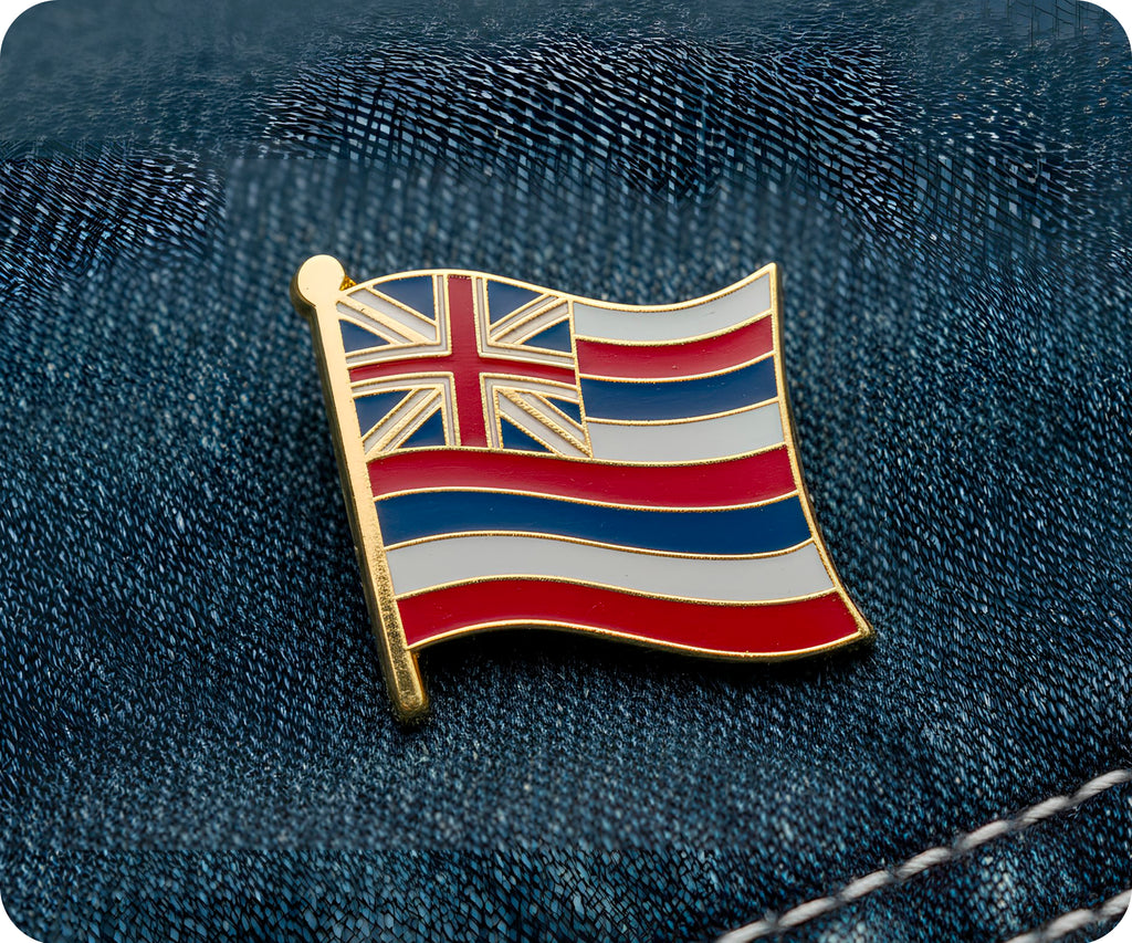 Hawaii Flag Pin Badge