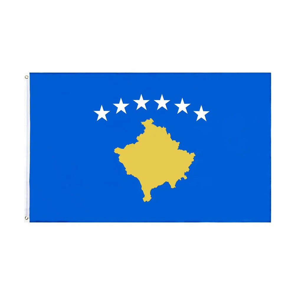 Bandera de Kosovo de 3 x 5 pies Imagen secundaria del producto