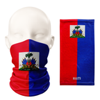 Cubrecuello con bandera de Haití – Polaina transpirable para el cuello/Mascarilla facial