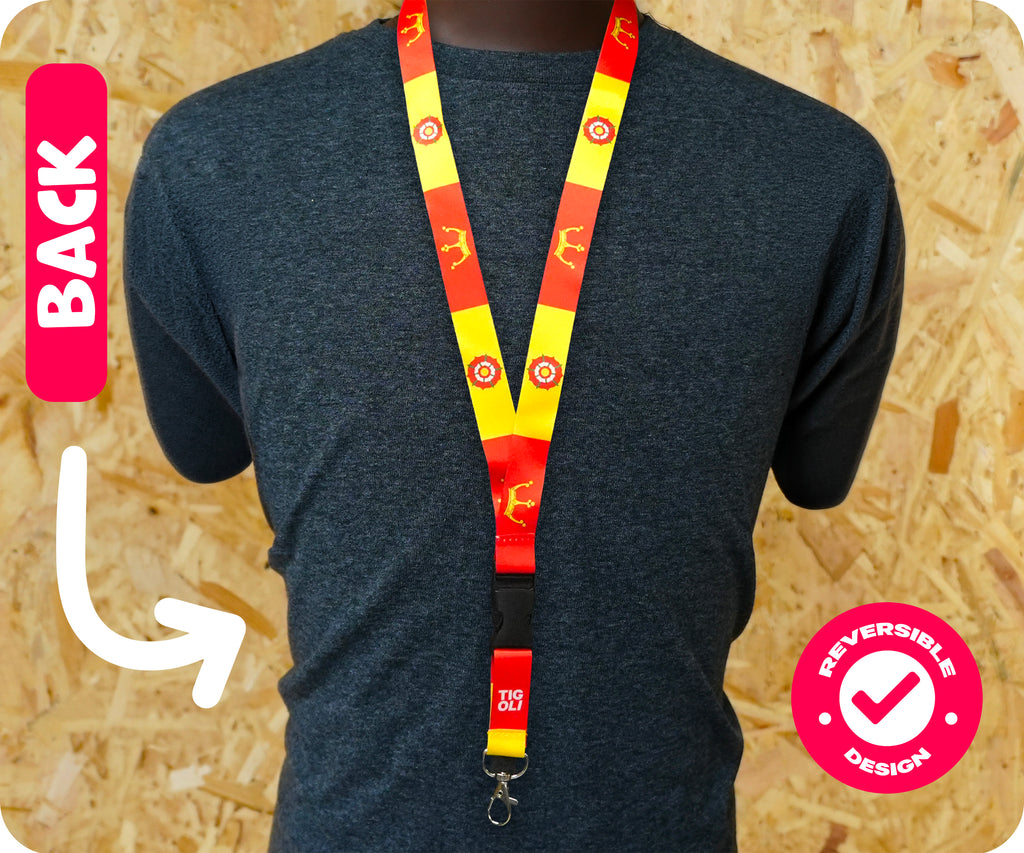 Hampshire County Flag Lanyard