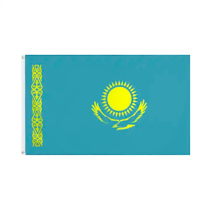 Bandera de Kazajistán de 3' x 5' Imagen secundaria del producto