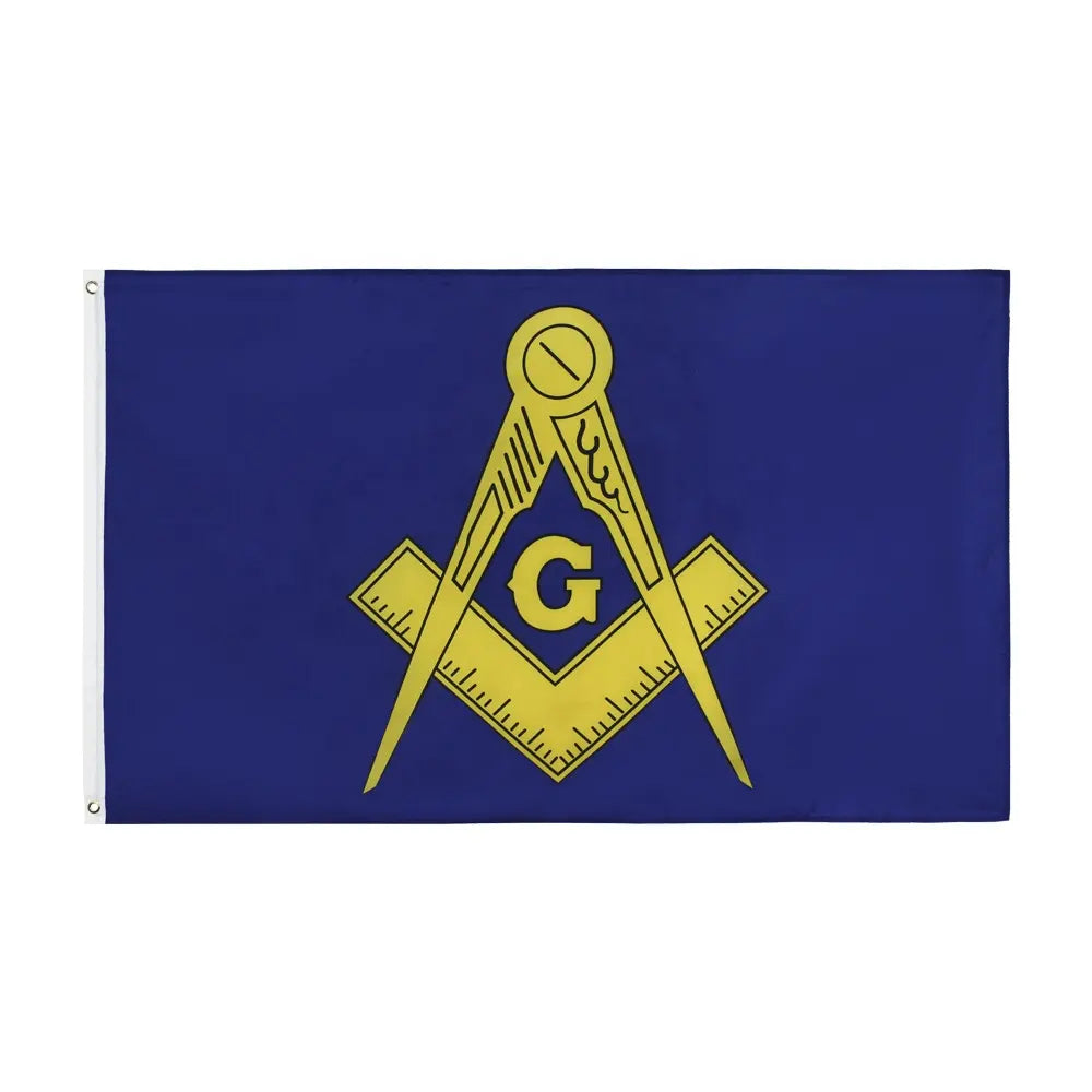 Bandera masónica de 3' x 5' Imagen secundaria del producto
