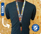 He Him Pronoun Pride Rainbow Flag Lanyard