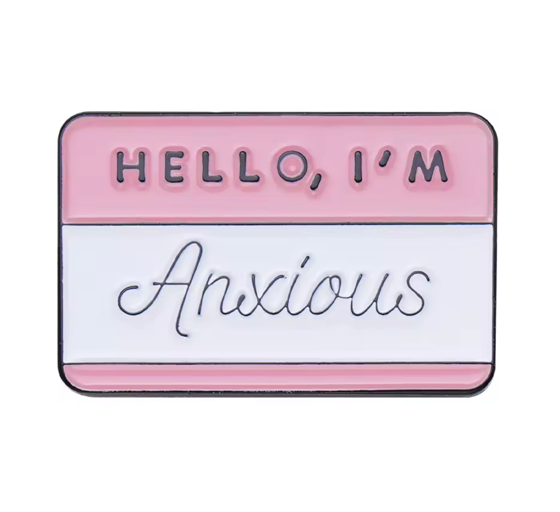 Hola, estoy ansioso - Pin Imagen principal del producto