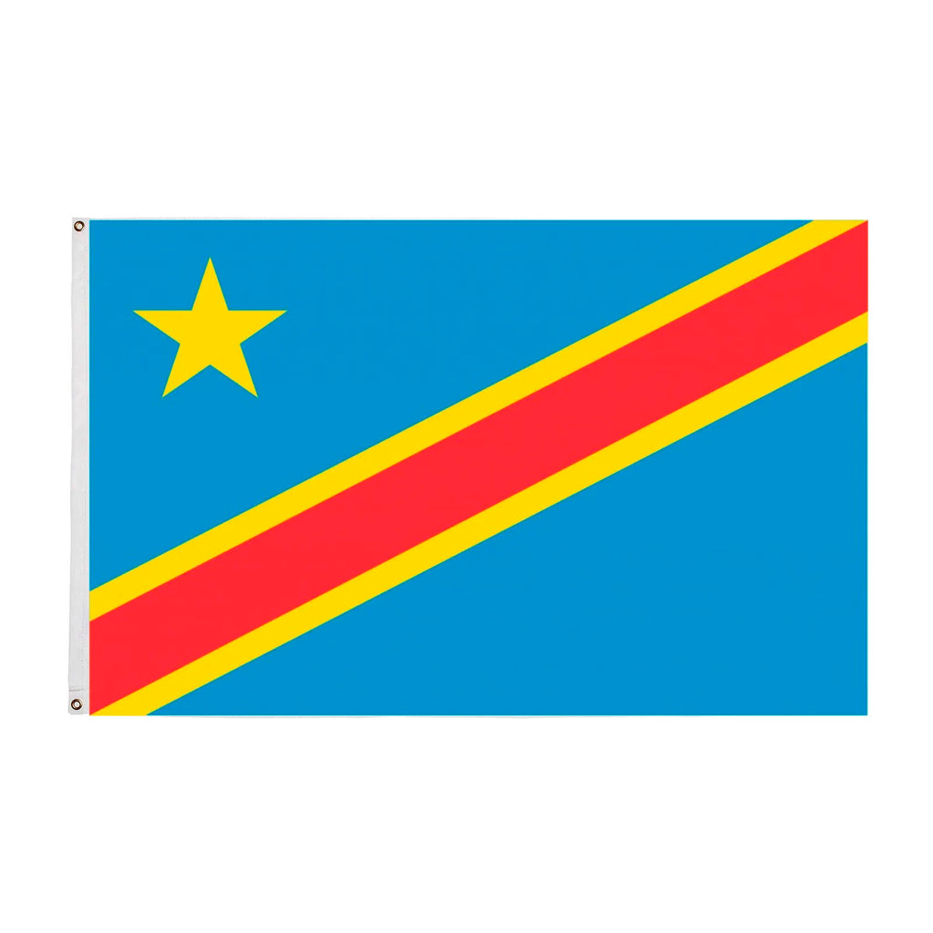 3' x 5' Democratic Republic Of The Congo Flag