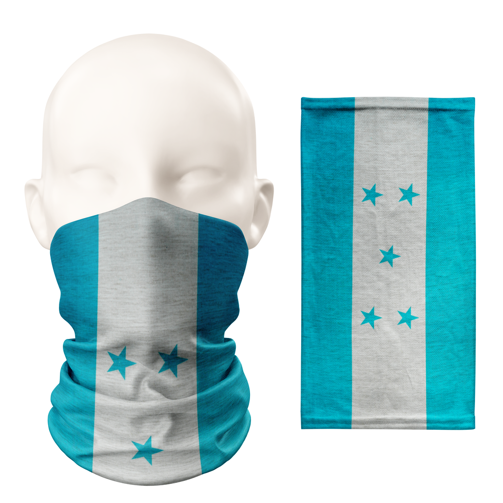 Gaiter de cuello con la bandera de Honduras – Mascarilla transpirable para cubrir el rostro
