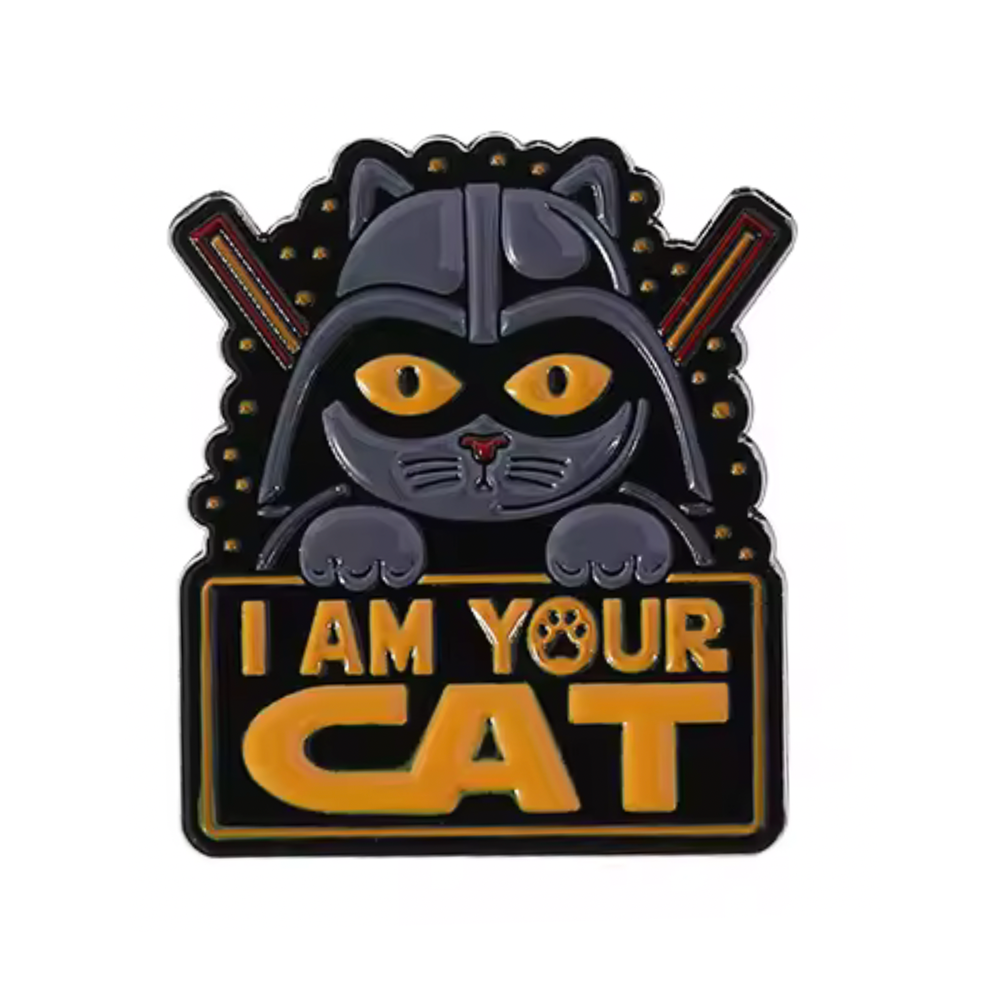 Soy tu Gato Pin Espacial Imagen principal del producto