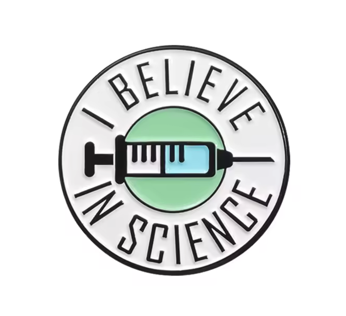 Insignia de "Yo creo en la ciencia" Imagen principal del producto