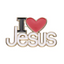 I Love Jesus Pin Badge