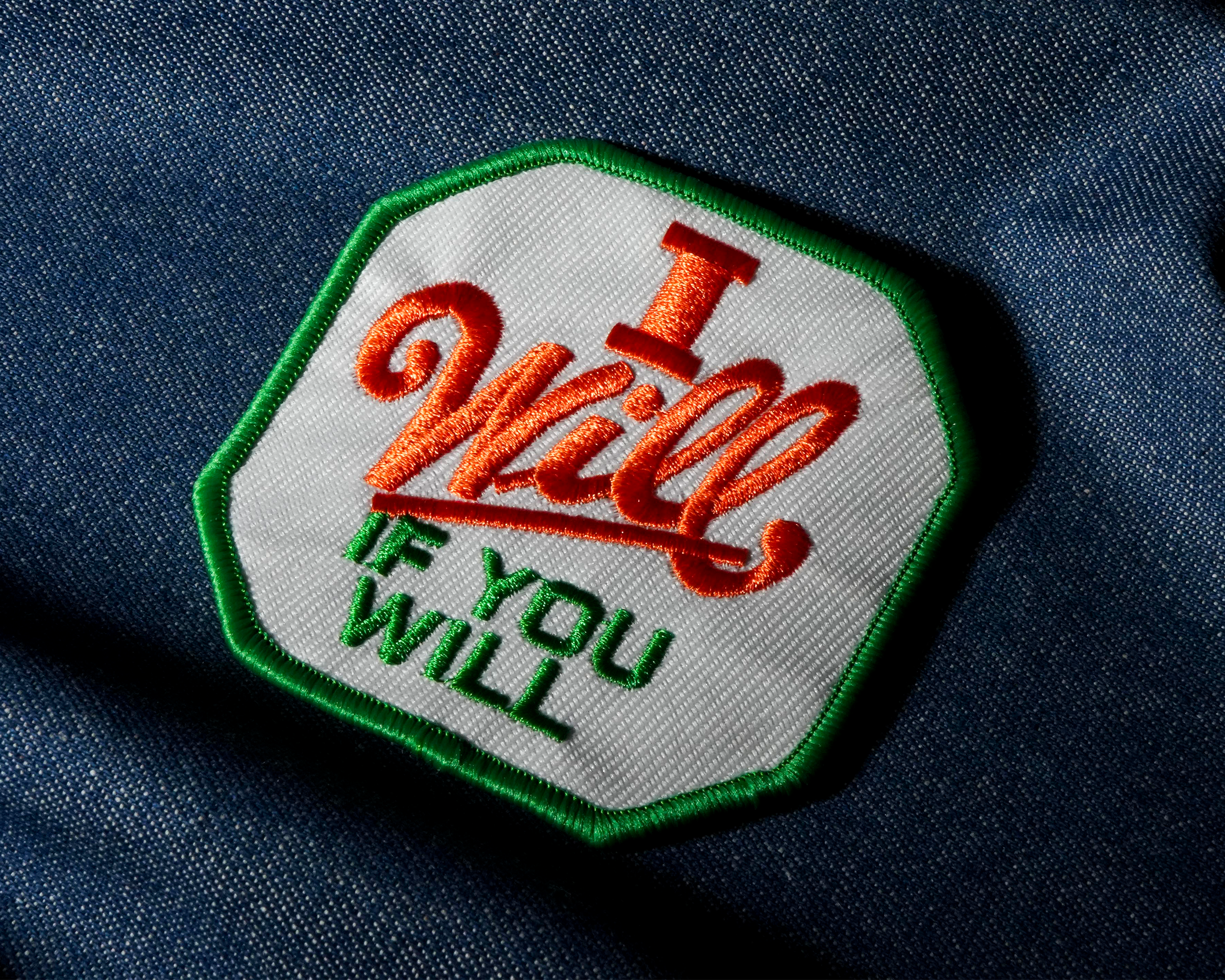 I Will If You Will Patch Iron On (7 x 7cm) Secondary image