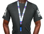 Iceland Flag Lanyard – Blue, Red & White “Iceland/Ísland”