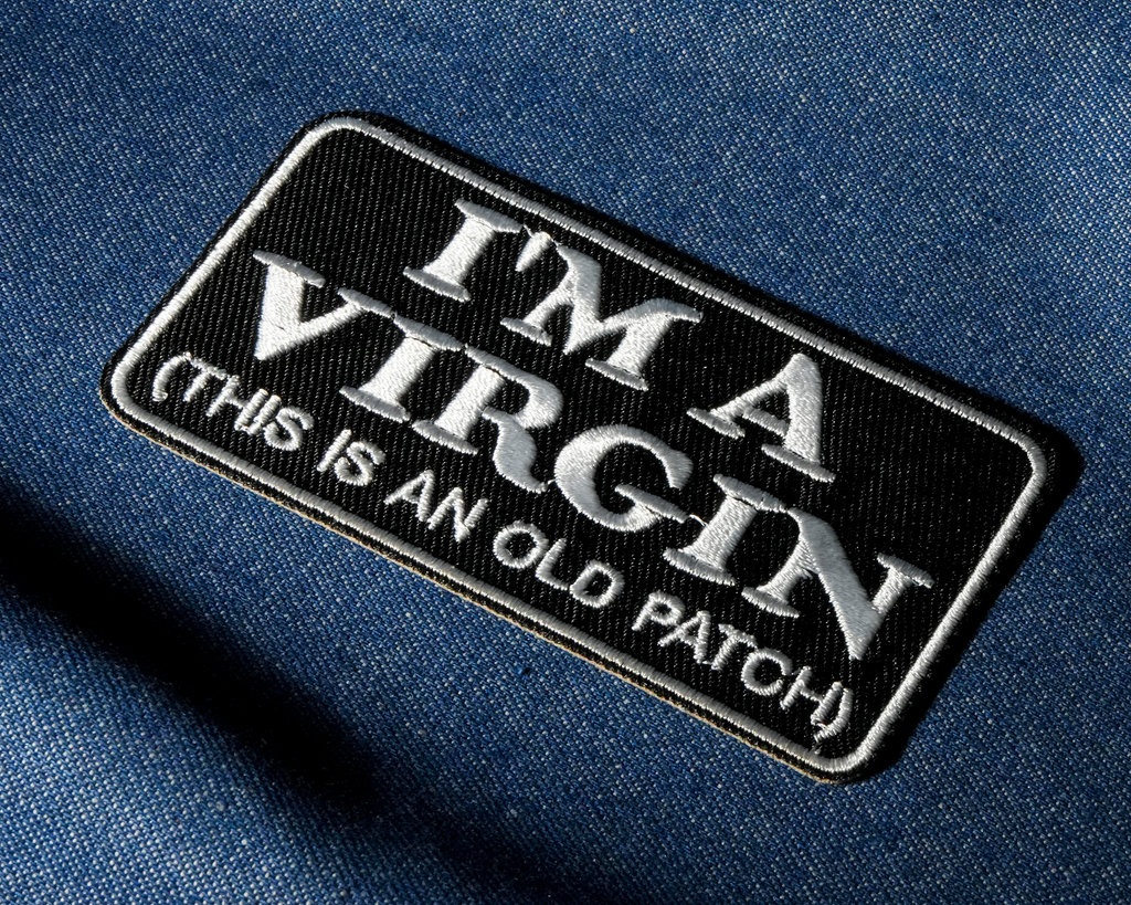 Soy virgen. Este parche es viejo. Parche termoadhesivo (10 x 5 cm)