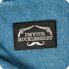 I'm Your Huckleberry Moustache Iron On Patch (7.8 x 5cm)