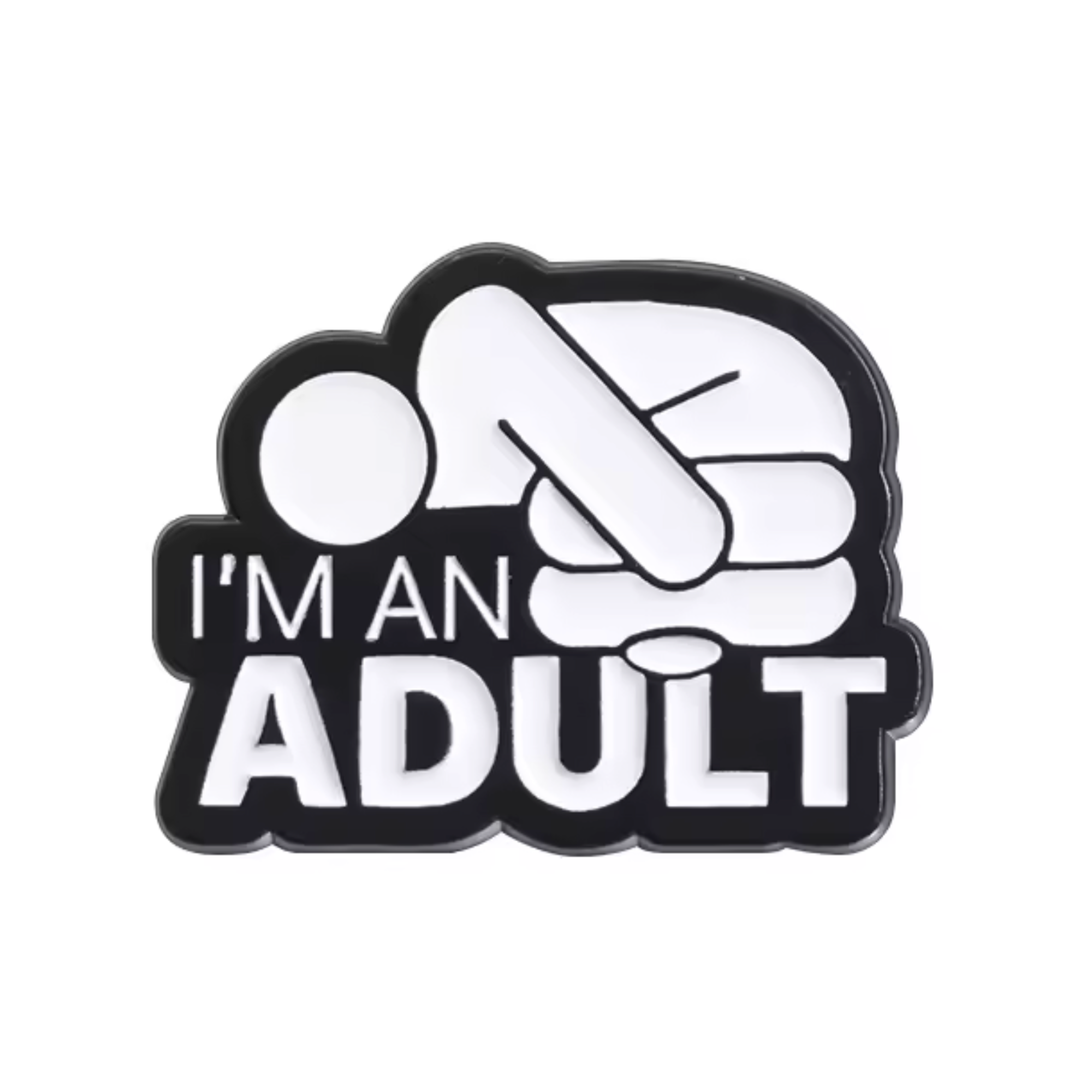 Soy un pin de adulto Imagen principal del producto
