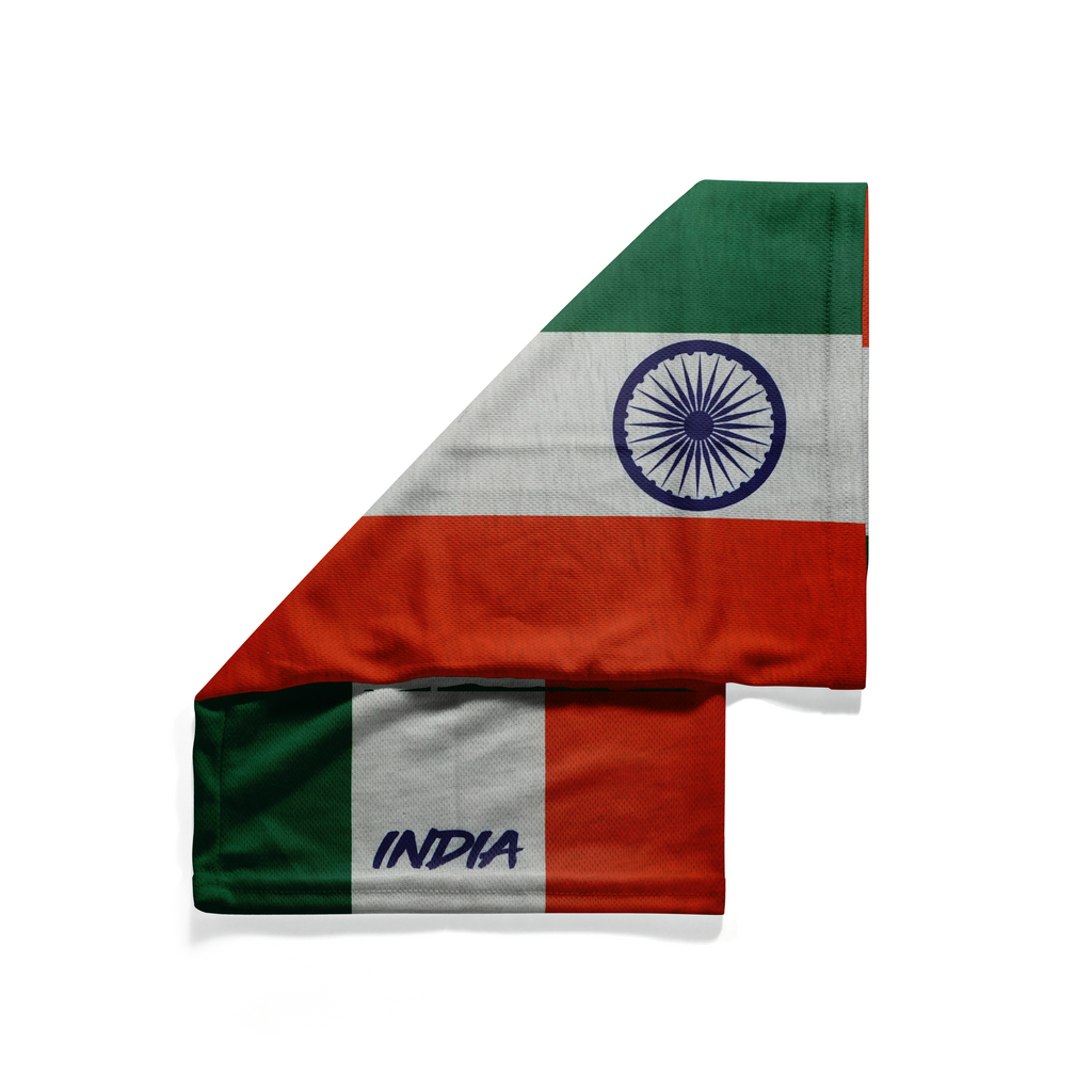 Cubre cuello de bandera de la India – Mascarilla transpirable, tipo braga, para la cara