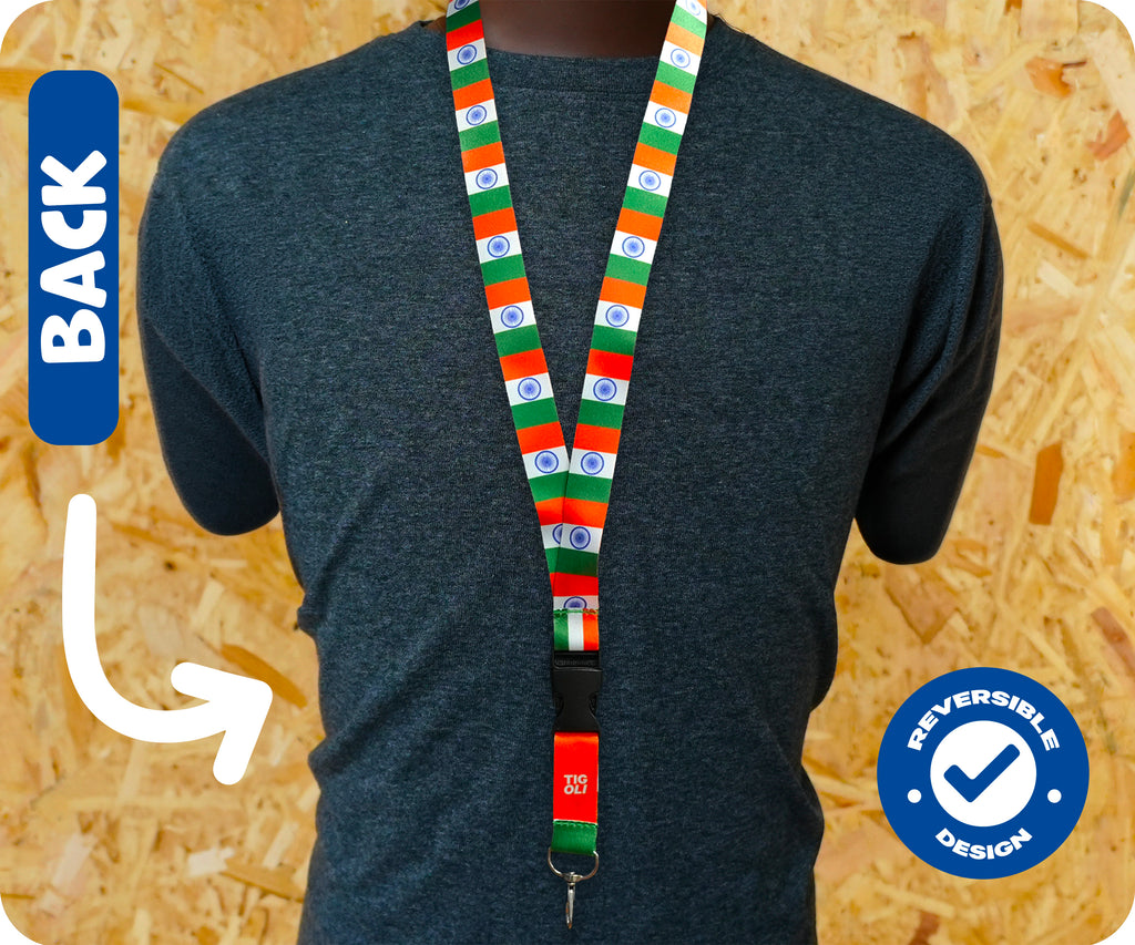 India Flag Lanyard Keychain