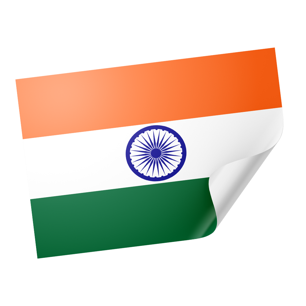 20 X Pegatinas Bandera India Imagen principal del producto