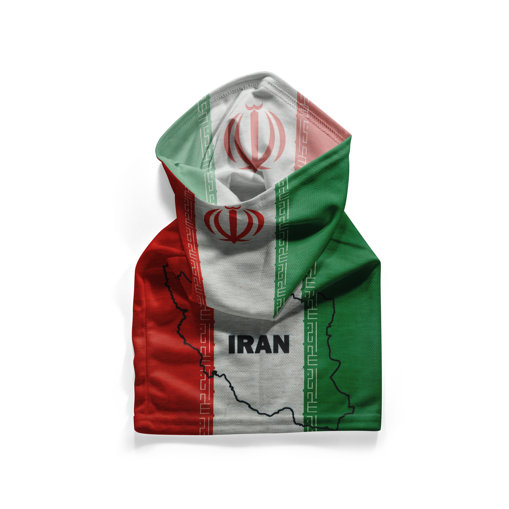 Snood de la Bandera de Irán – Cubrecuello Transpirable Mascarilla Facial