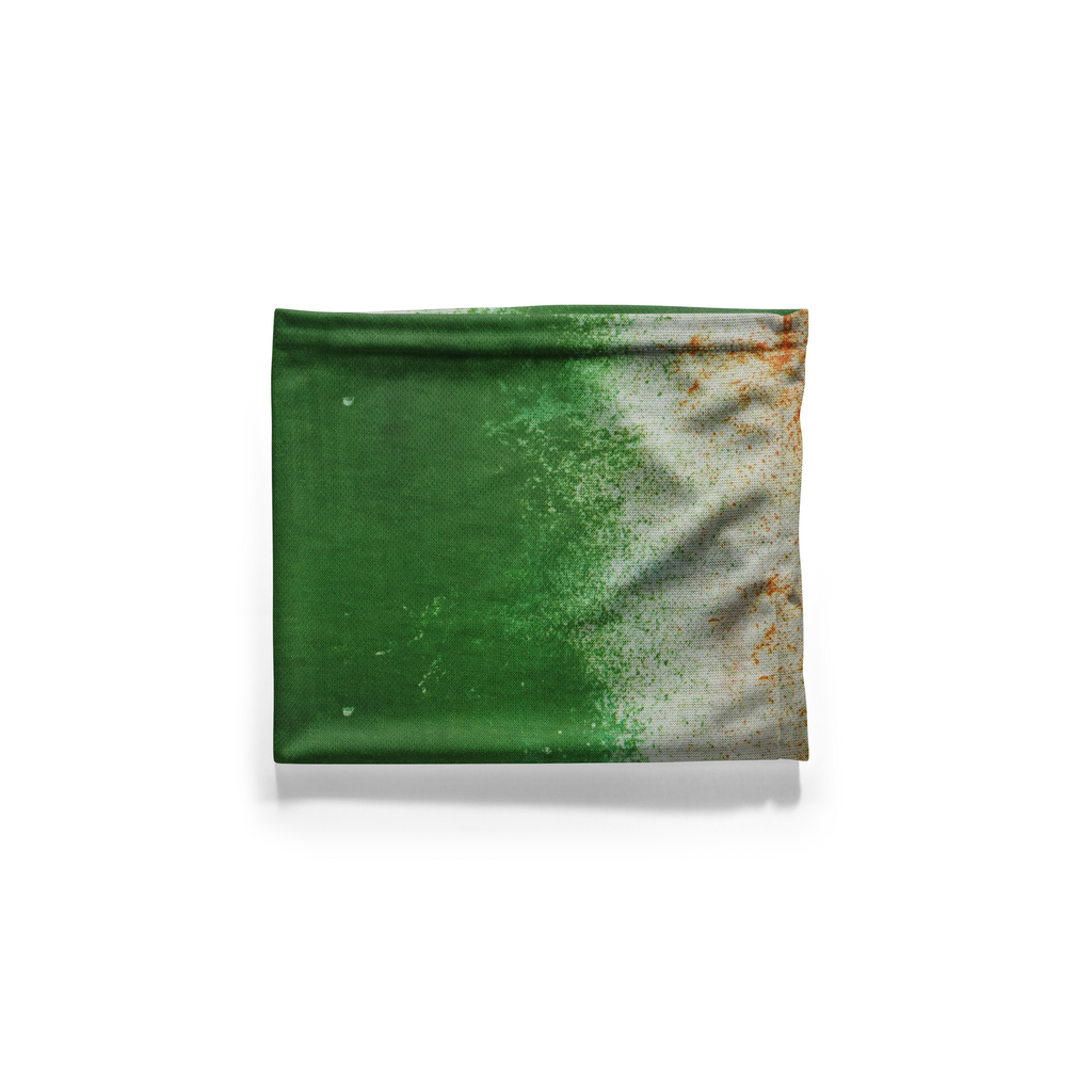 Gorro de cuello con bandera Grunge de Irlanda – Mascarilla transpirable para el cuello/cubierta facial