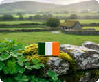 Ireland Rectangle Flag Pin Badge