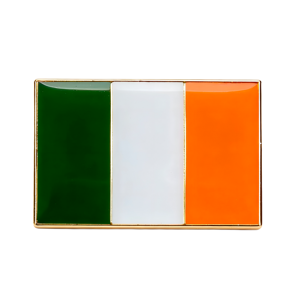 Ireland Rectangle Flag Pin Badge