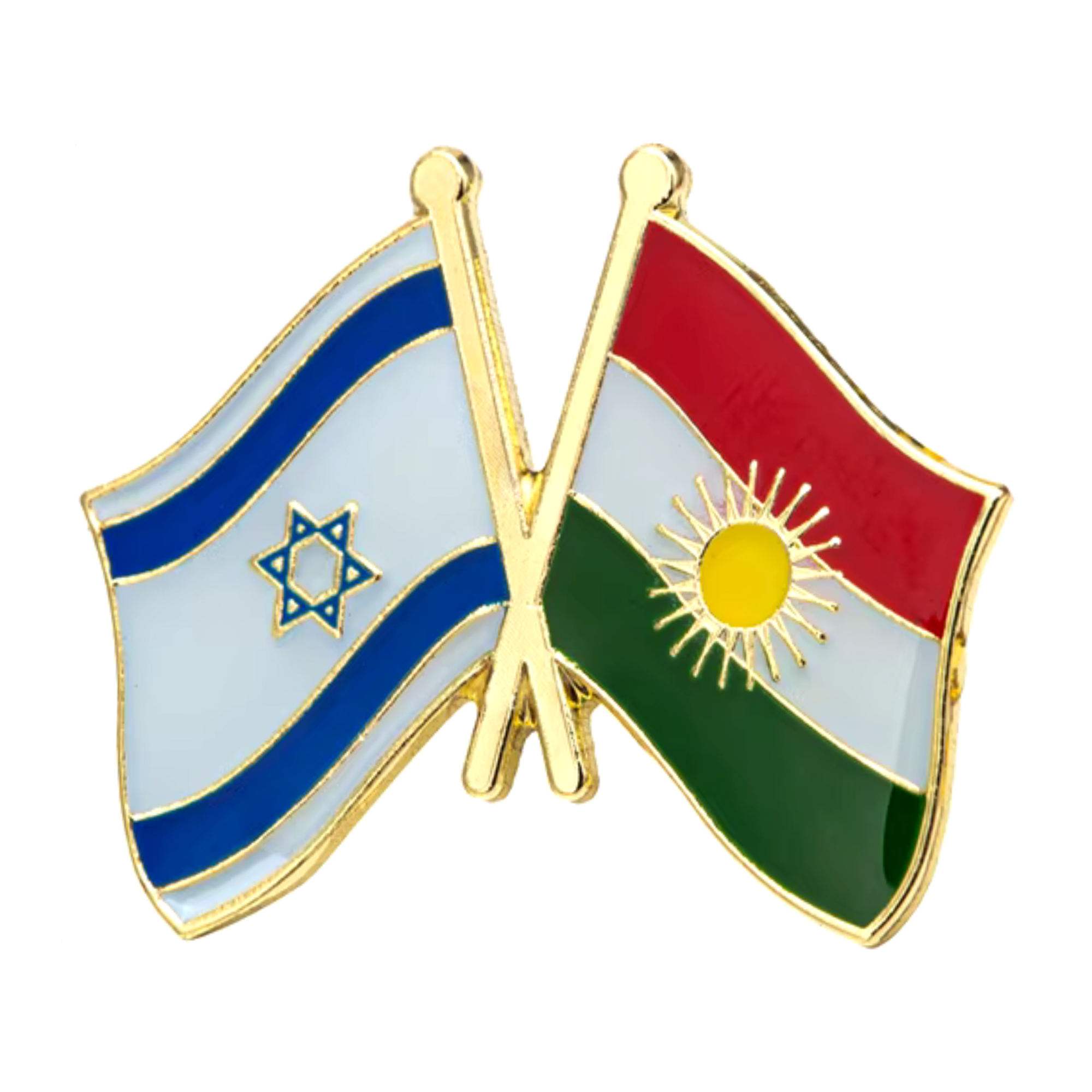 Pin de Amistad Israel y Kurdistán Imagen principal del producto