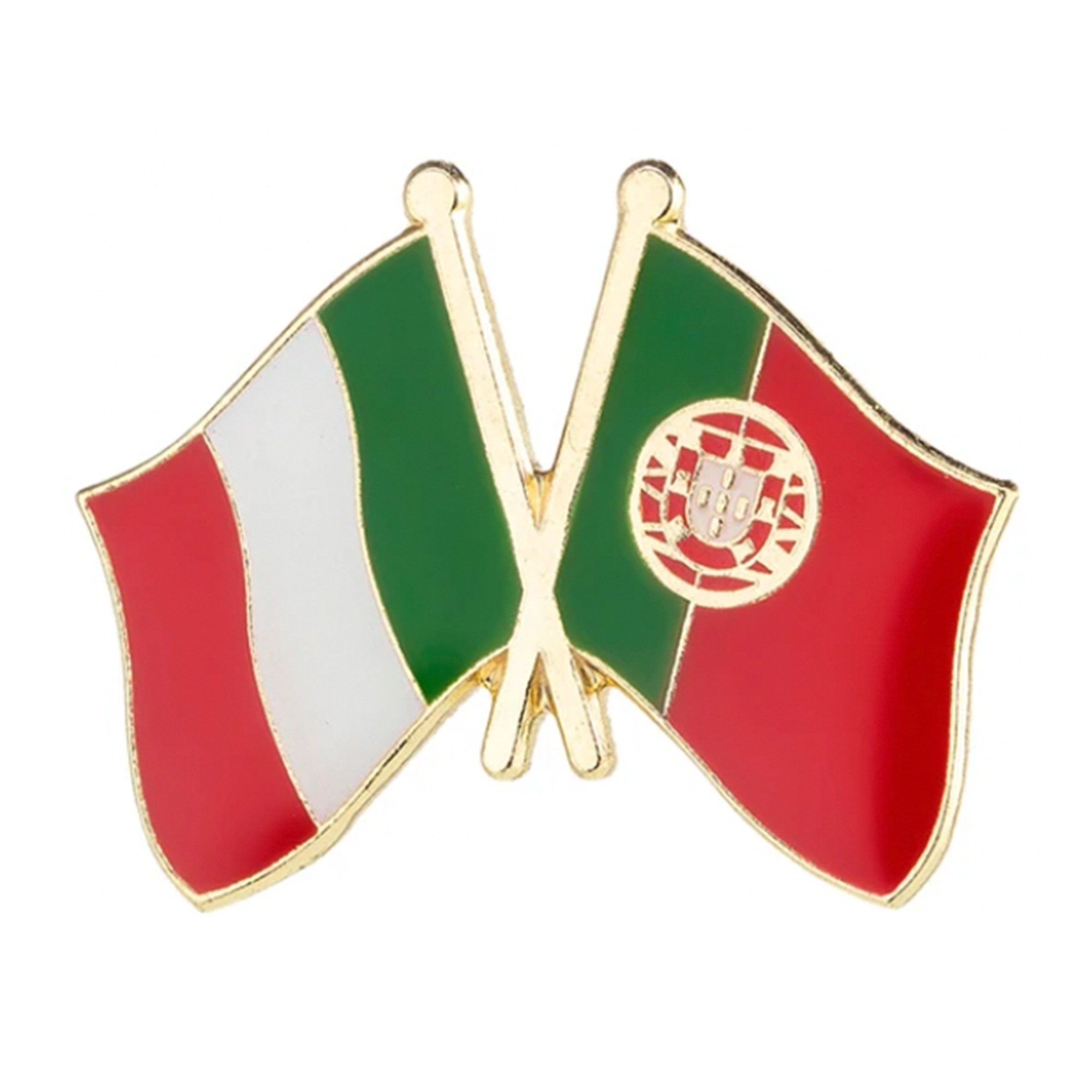 Pin de la amistad entre Italia y Portugal  Imagen principal del producto