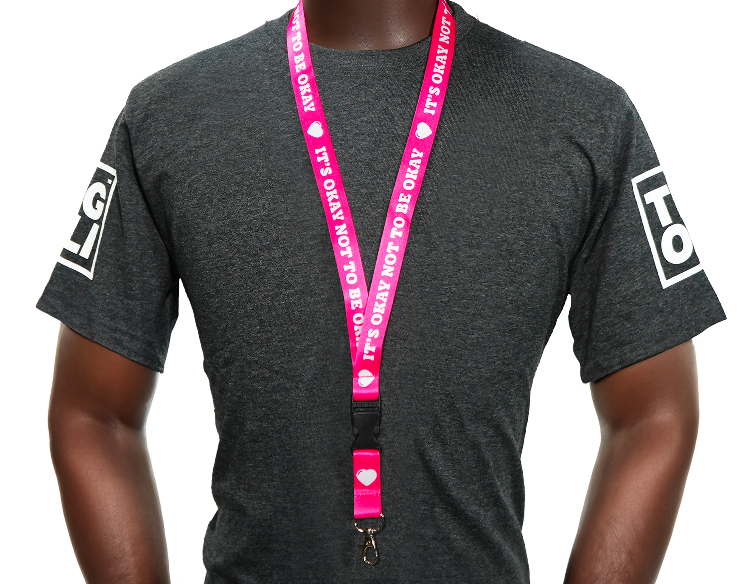 It's Okay Not To Be Okay Lanyard Secondary image
