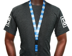 JW.ORG Lanyard – Blue & White Double-Sided Design