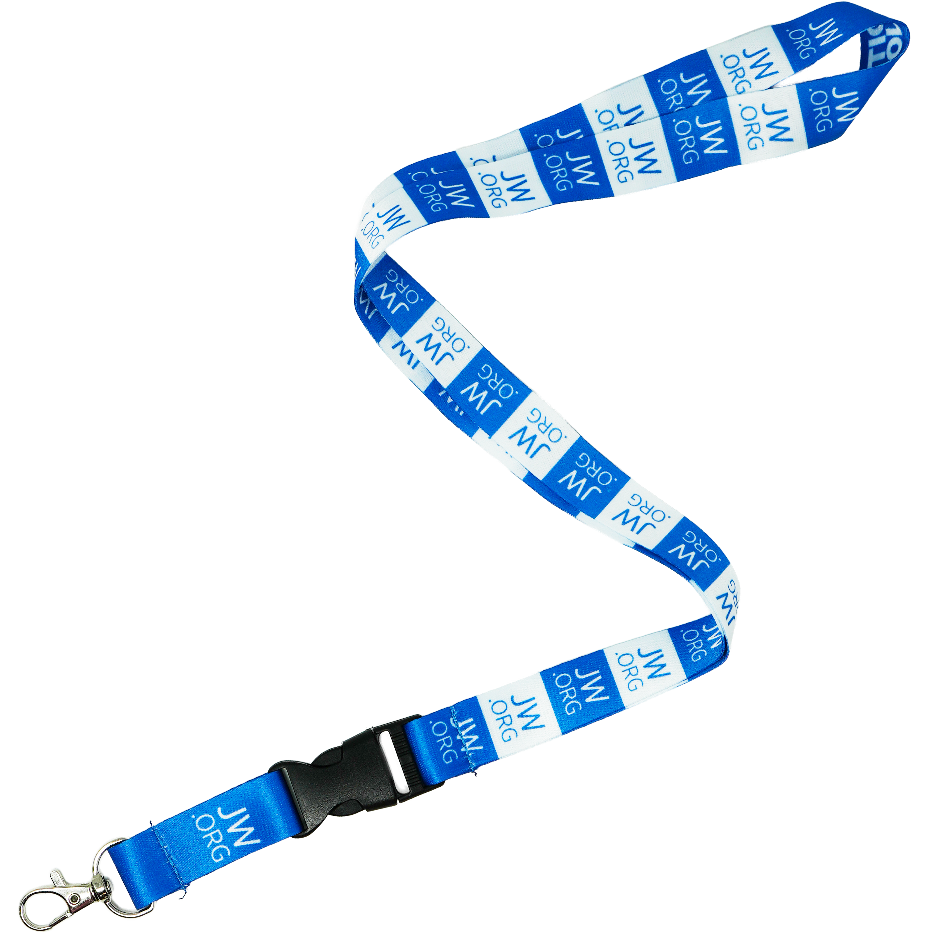JW.ORG Lanyard – Blue & White Double-Sided Design Main image